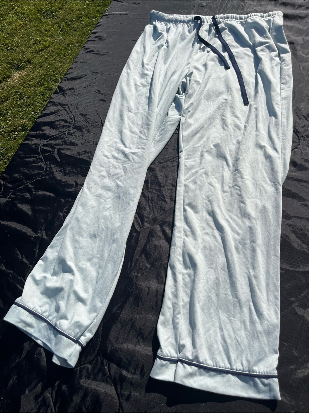 C&C California Pale teal Elastic Waist Lounge Pants